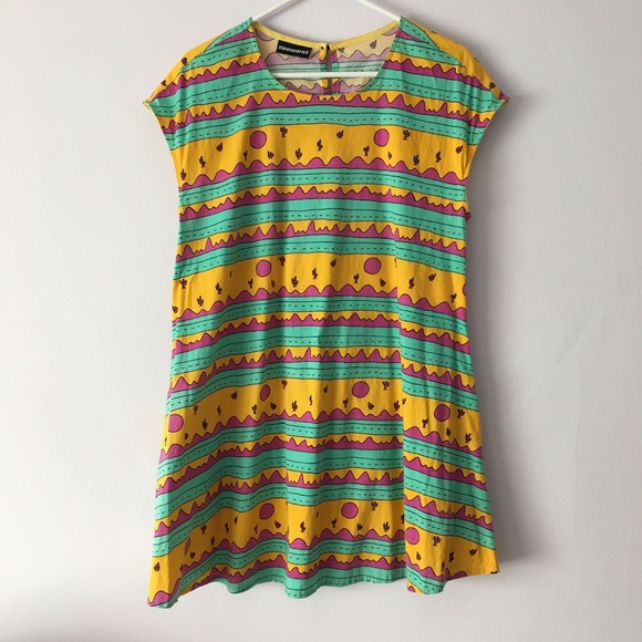 Nooworks Cactus Southwestern Dress L *RARE* - Picture 1 of 13